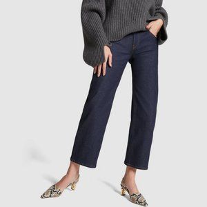 KHAITE Wendall Jeans Cropped Wide-Leg - NWT